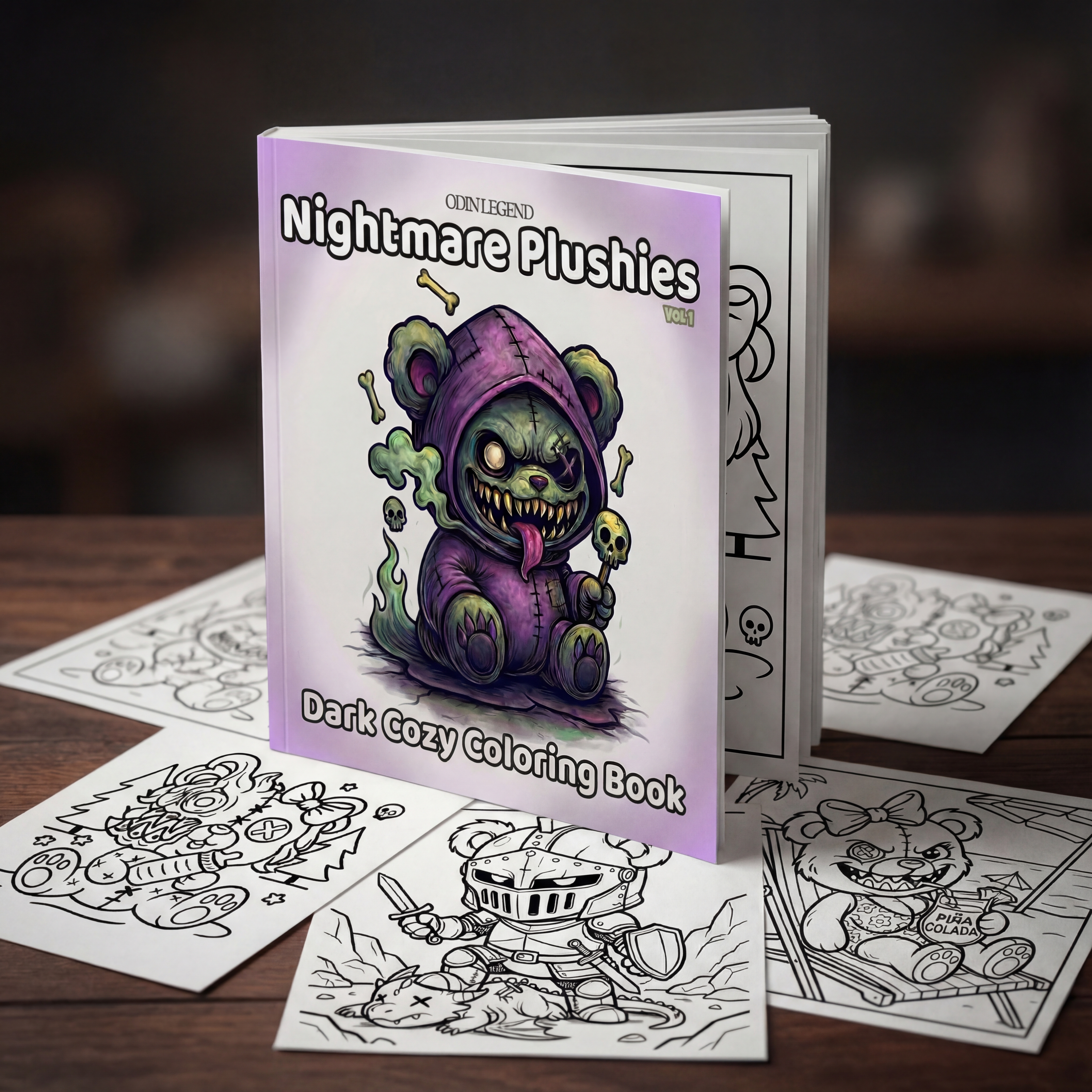 Odin Legend Coloring Book Preview